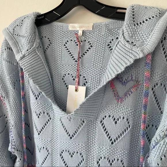 LOVESHACKFANCY SWEATER HOODIE - Picture 11 of 15